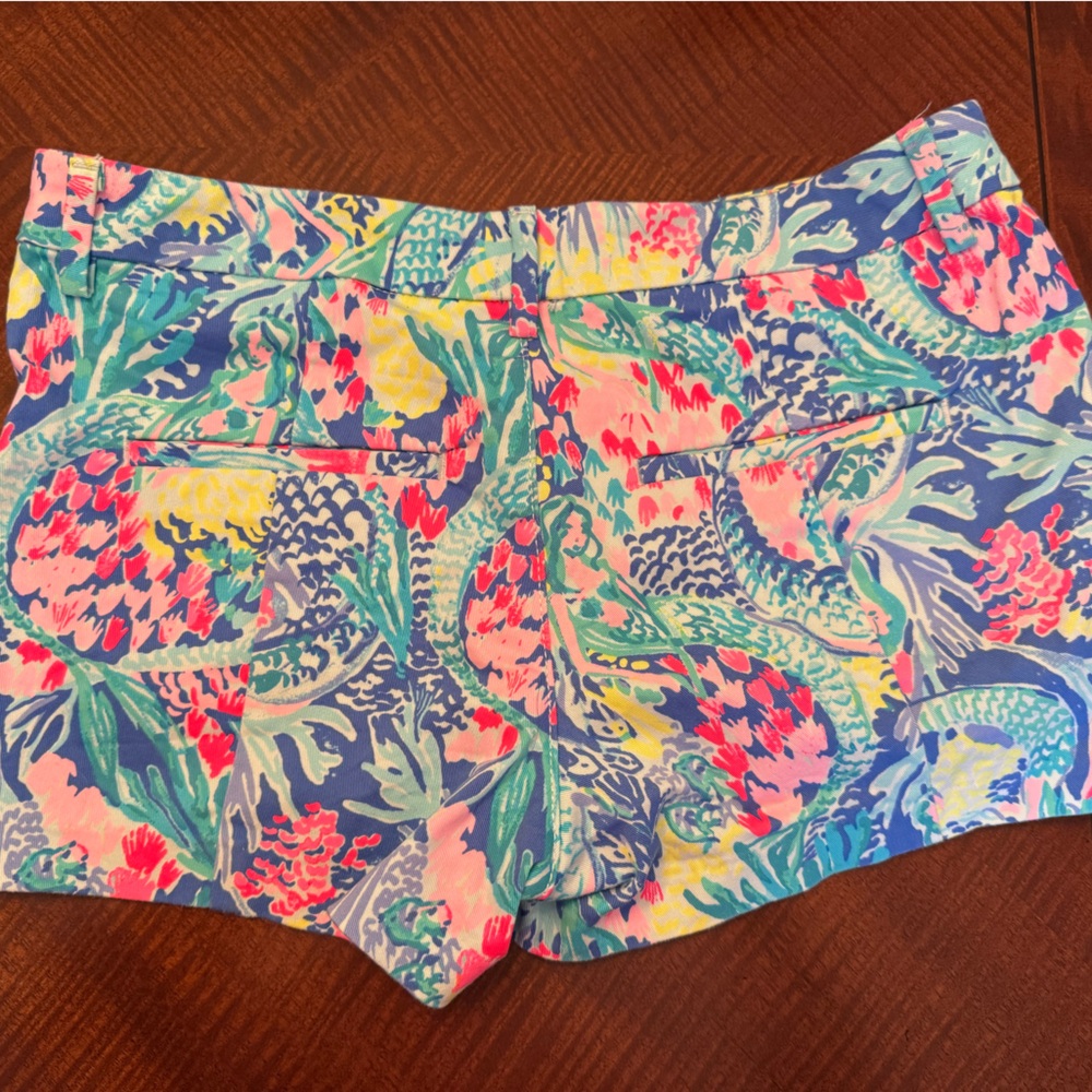 Lilly Pulitzer Mermaid Cove Shorts Size 4